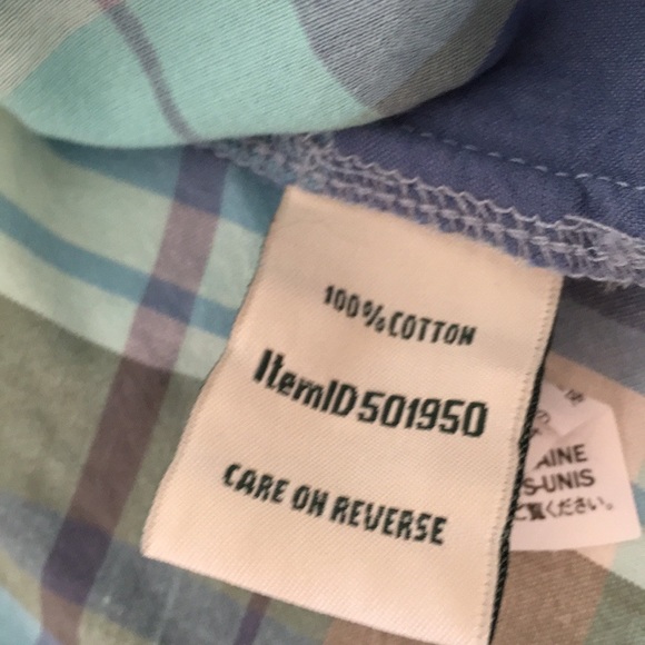L.L.Bean button down plaid shirt size xs - Picture 10 of 16
